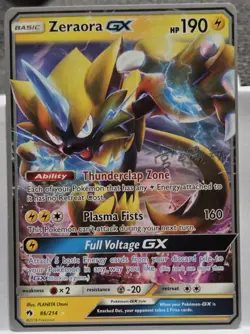 ZERAORA GX-POKEMON-2019 WORLD CHAMPIONSHIP-86/214 - Image 1