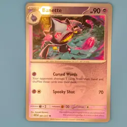 BANETTE (DUSK BALL) 091/217 HOLO ASCENDED HEROES POKEMON REVERSE HOLO NM/M - Image 1