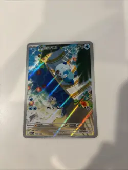 Pokemon Oshawott 105/086 Sv: White Flare Holo Illustration Rare Basic English - Image 3
