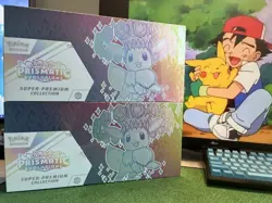 Pokemon Prismatic Evolutions SPC Lot x2 *Sealed with DAMAGE* READ DESC. - Image 1
