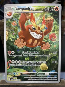 Pokemon TCG Darmanitan #098/086 Illustration Rare Black Bolt - Image 1