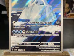 Pokemon Beartic TCG Illustration Rare Holo Black Bolt 110/086 - Image 3