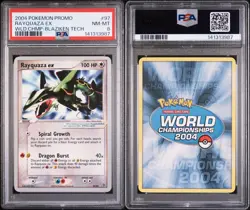 PSA 8 Rayquaza ex World Championships Deck 2004 Chris Fulop Promo Pokemon TCG - Image 3