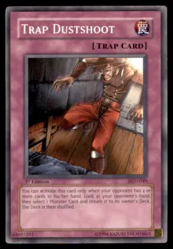 Yu Gi Oh! Trap Dustshoot PGD 049 Pharaonic Guardian 1st Edition Regular - Image 1