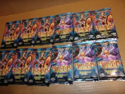 10 Foil Packs Huntik Legendary Saga Booster 9 Cards Each 2009 Upper Deck CCG TCG - Image 1