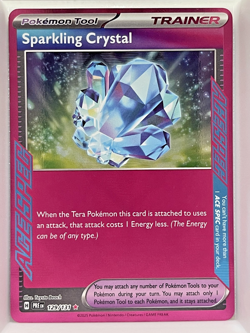 (T) Sparkling Crystal 129/131 Prismatic Evolutions ACE SPEC Pokemon Card - NM - Image 1