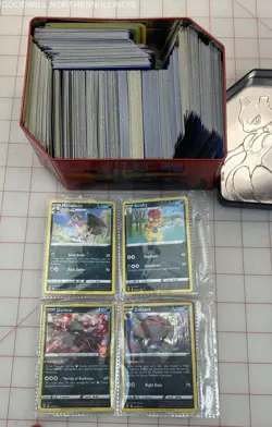 Pokemon TCG Game Trading Cards Lot + 2025 Team Rocket Mewtwo Destined Rivals Tin - Image 2