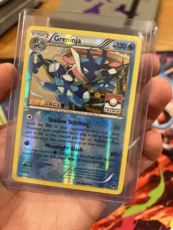 Greninja 40/122 3rd Place Stamped Reverse Holo Promo Pokemon League Card - Image 2