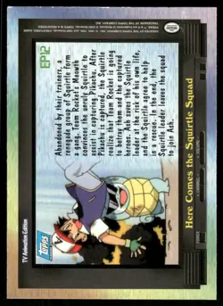 Pokemon Cards EP12 Here Comes the Squirtle Squad Topps Series 2 LP *3 - Image 2