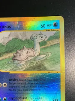 Pokemon Card-Lapras-Skyridge-71/144-HoloReverse-ENG- Poor - Image 4