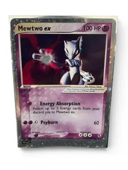 Pokemon Mewtwo ex 101/109 EX Ruby & Sapphire Holo Rare 100 HP Psychic Card - Image 1