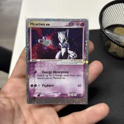 Pokemon Mewtwo ex 101/109 EX Ruby & Sapphire Holo Rare 100 HP Psychic Card - Image 2