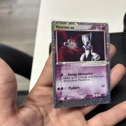Pokemon Mewtwo ex 101/109 EX Ruby & Sapphire Holo Rare 100 HP Psychic Card - Image 4