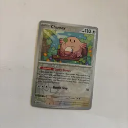 Chansey 113/165 Rare 151 Pokemon Reverse Holo Near Mint - Image 1
