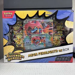Pokemon Mega Feraligatr ex Ascended Heroes Booster Box Sealed English TCG NEW 🔥 - Image 1