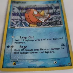Pokemon TCG Magikarp Deoxys Stamped Reverse Holo English 2005 64/107 - Image 2