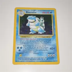 Blastoise 2/102 Base Set Holo Rare 100 HP English Pokemon TCG 1999 Sugimori - Image 1