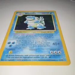 Blastoise 2/102 Base Set Holo Rare 100 HP English Pokemon TCG 1999 Sugimori - Image 3