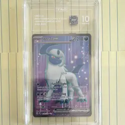 Pokemon TCG Absol ex 2023 SV03 Obsidian Flames 214/197 Full Art Holo TAG 10 - Image 1
