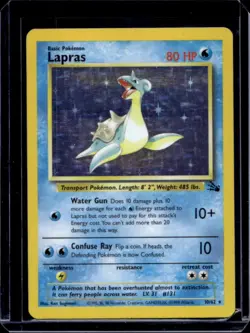 1999 Pokemon Fossil Lapras #10/62 - Image 1
