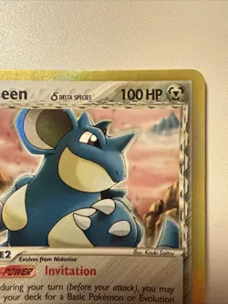 Pokemon Nidoqueen 7/101 EX Dragon Frontiers Delta Species Reverse Holo - Image 3