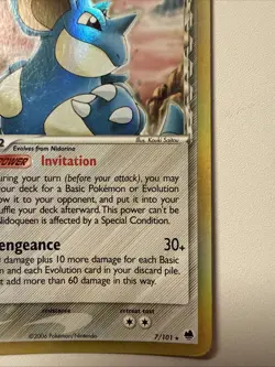 Pokemon Nidoqueen 7/101 EX Dragon Frontiers Delta Species Reverse Holo - Image 4