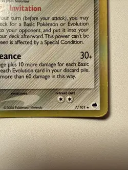 Pokemon Nidoqueen 7/101 EX Dragon Frontiers Delta Species Reverse Holo - Image 5