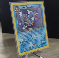 Vintage Pokemon 2000 Team Rocket Dark Gyarados 1st Ed Holo Rare #8/82 70 HP EN - Image 3