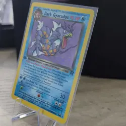 Vintage Pokemon 2000 Team Rocket Dark Gyarados 1st Ed Holo Rare #8/82 70 HP EN - Image 4