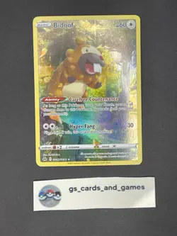 Bidoof GG29/GG70 Galarian Gallery Full Art - SwSh: Crown Zenith - Pokemon TCG - Image 1