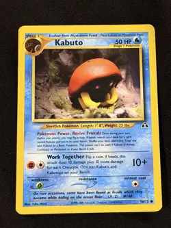 Kabuto 56/75 Neo Discovery TCG Pokemon - Image 1