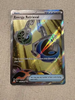 Pokemon TCG Energy Retrieval Full Art Chaos Rising 108/086 NM - Image 1