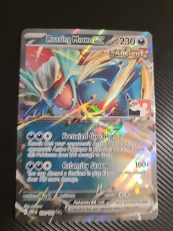 Roaring Moon Ex 124/182 - Play Stamp Prize Pack Series 5 Series Pokemon NM - Image 1