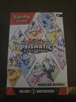 Pokemon Scarlet and Violet Prismatic Evolutions Booster Bundle (Factory Sealed) - Image 1