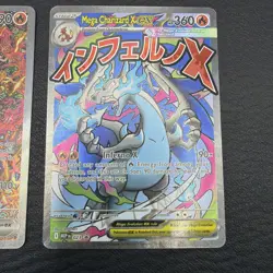 2025 Pokemon Set Of 2 Mega Charizard X EX 023 Promo & Oricorio Ex 024 NM - Image 3