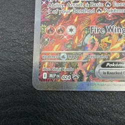 2025 Pokemon Set Of 2 Mega Charizard X EX 023 Promo & Oricorio Ex 024 NM - Image 4