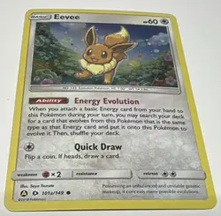 The Pokemon Company Eevee Sun & Moon 101a/149 Alt Art Promo Holo Basic 60 HP Eng - Image 1