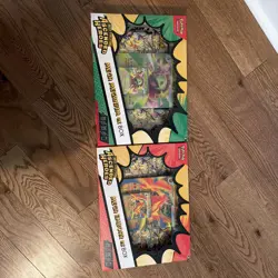 2 Pokemon TCG Ascended Heroes Mega ex Box Bundle Emboar Meganium New - Image 1