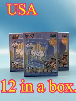 12pcs IN STOCK Pokemon Chiese Exclusive Deck Metal Pack Storage Box Set - Image 1