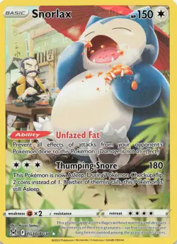 Pokemon- Snorlax TG10/TG30 Swsh11 : Lost Origin Trainer Gallery - Image 1