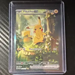 Pikachu ex 276/217 Scarlet & Violet Full Art Holo Rare 200 HP 120 English - Image 1