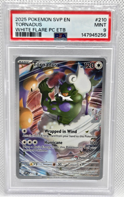 TORNADUS White Flare ETB Promo SVP EN 210 PSA 9 Mint Pokemon - Image 1