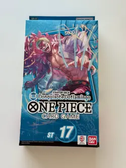 One Piece Starter Deck Blue Donquixote Doflamingo ST-17 English Sealed - Image 1
