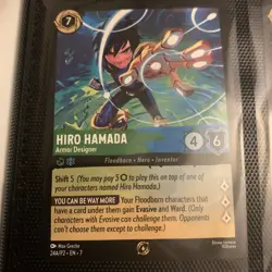 Lorcana Hiro Hamada - Armor Designer - Set Championship Promo - 24A/P - Image 1