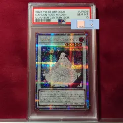 PSA 10 Garden Rose Maiden QCDB-JP035 Quarter Century Secret Rare 25th Yugioh - Image 1
