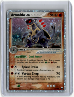 Armaldo EX 84/92 EX Hidden Legends Holo Ultra Rare Poor/Damaged Pokemon TCG Card - Image 1