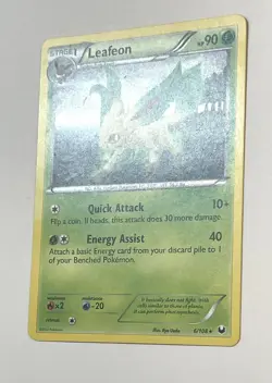 Leafeon 6/108 Dark Explorers Rare Pokemon Card LP/NM Light Play Eeveelution - Image 2