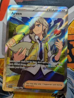 Arven 235/198 Scarlet & Violet Base Set SV1 Full Art Pokemon Card NM - Image 1