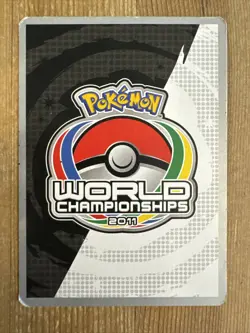 Pokemon Card Reshiram 26/114 Signed 2011 World Championship Card MP - Image 2