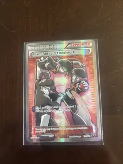 Team Rocket's Handiwork 124/124 Fates Collide - Full Art Pokemon Trainer Card - Image 1